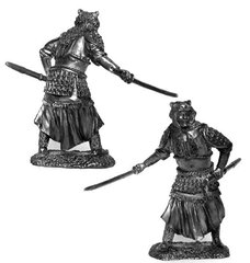 54 мм Древнекитайский воин, 5 век до н.&#160;э., оловянная миниатюра (Солдатики Публия PTS-5258)