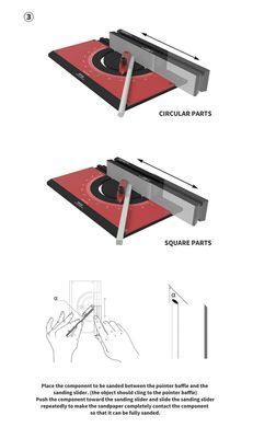 Сменные наждачки #1500 грит для гриндера DSPIAE AT-MA Precision Multi Angle Sanding Slider, 30 штук