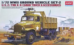 1/72 Військова вантажівка GMC CCKW з аксесуарами (Academy 13402), збірна модель