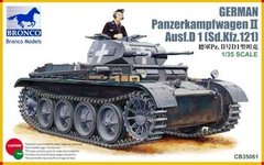 1/35 Pz.Kpfw.II Ausf.D1 германский легкий танк (Bronco Models CB35061) сборная модель