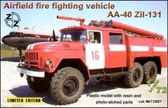 1:72 АА-40 ЗИЛ-131 пожарная автоцистерна