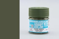 Темно-зеленая, акриловая краска Hobby Color, 10 мл (Gunze Sangyo Mr. Hobby H320 Dark Green)