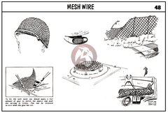 Капроновая сеточка 10*10 см (Verlinden 0048 Mesh Wire)