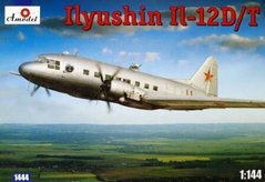 1/144 Ильюшин Ил-12Д/Т транспортный самолет (Amodel 1444) сборная модель