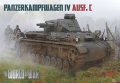 1/76 Pz.Kpfw.IV Ausf.C німецький танк, збірна модель + журнал (IBG Models WAW010)