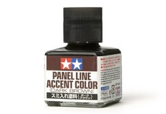 Смывка темно-коричневая, 40 мл. Panel Line Accent Color (Dark Brown) Tamiya 87140