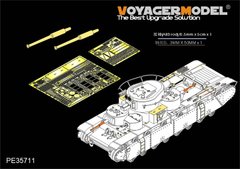 1/35 Фототравление и стволы нижних орудийных башен для Т-35, для моделей Hobbyboss (Voyager Model PE35711)