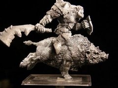 Орки и Гоблины (Orcs and Goblins) - Orc Boar Rider II - GameZone Miniatures GMZN-04-46