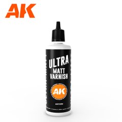 Лак ультра матовий акриловий, 100 мл (AK Interactive AK11252 Ultra Matt Varnish)