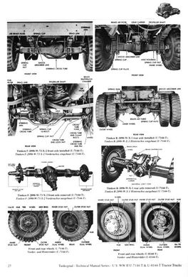 Монография "US WWII Autocar U-7144-T and U-8144-T tractor trucks" Michael Franz (Tankograd technical manual series #6005)