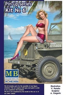 1/24 Pin-up series. Samantha 75 mm (Master Box 24006)