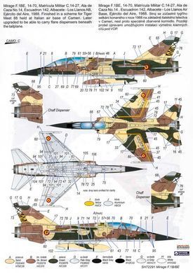 1/72 Dassault Mirage F.1B/BE (Special Hobby SH72291) сборная модель