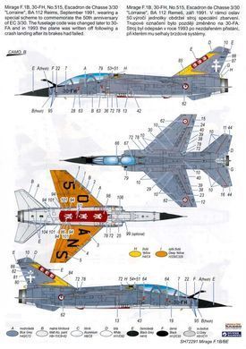 1/72 Dassault Mirage F.1B/BE (Special Hobby SH72291) сборная модель