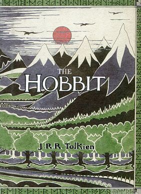 Книга "The Hobbit or There and back again" J. R. R. Tolkien (на английском языке)