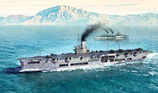 1/700 HMS Ark Royal образца 1939 года, английский авианосец (Trumpeter 06713), сборная модель