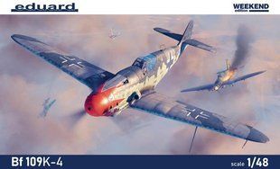 1/48&nbsp;Messerschmitt&nbsp;Bf-109K-4&nbsp;німецький винищувач, серія Weekend Edition (Eduard 84197), збірна модель