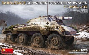 1/35 Бронеавтомобіль Sd.Kfz.234/3 Stummel пізньої версії (Miniart 53046), збірна модель