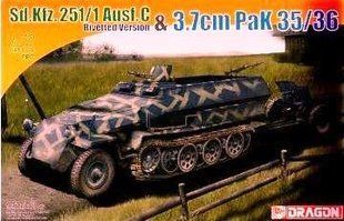 Sd.Kfz.251 ausf.C + 3.7-см пушка PaK 35/36 1:72