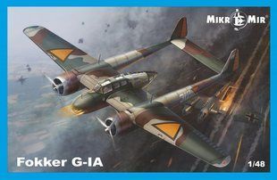 1/48 Важкий винищувач&nbsp;Fokker G.1A (MikroMir 48-016), збірна модель