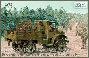 1/72 Chevrolet C15A No.11 Cab Personnel Lorry (IBG Models 72017) сборная модель