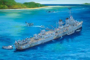 1/200&nbsp;USS Stevens DD-479 американський ескадрений міноносець (Trumpeter 03722), збірна модель