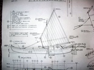 Креслення корабля "Каорлина" (Caorlina), Amati Modellismo 1171