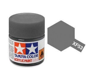 Фарба Tamiya XF-53 Neutral Grey, матова акрилова, 10 мл (Tamiya 81753)
