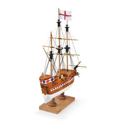 1/135 Галеон Elizabethan Galleon, збірна дерев'яна модель для початківців та дітей, серія First Ship (Amati Model 600/02)