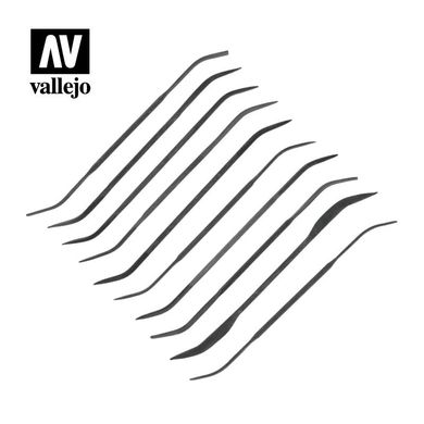 Набор из 10 двухсторонних надфилей разной формы (Vallejo T03003)