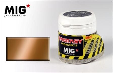 Пигмент-металлик медь, 20 мл (MIG Productions F-613 Copper pigment)