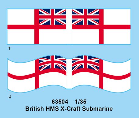 1/35 HMS X-Craft Submarine британская подводная лодка (I Love Kit 63504), сборная модель