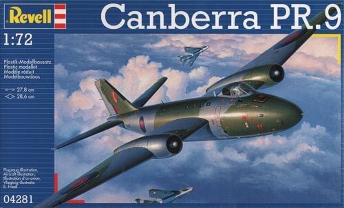 1/72 Canberra PR.9 британский реактивный фоторазведчик (Revell 04281)