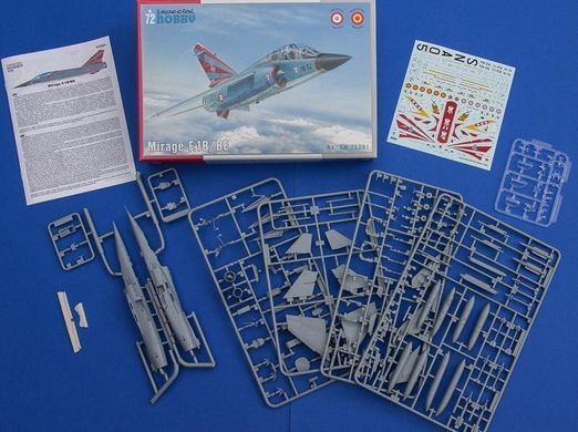1/72 Dassault Mirage F.1B/BE (Special Hobby SH72291) сборная модель