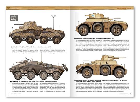 Книга "D.A.K. Profile Guide" - розфарбування техніки німецького африканського корпусу, 108 сторінок (англійською мовою)