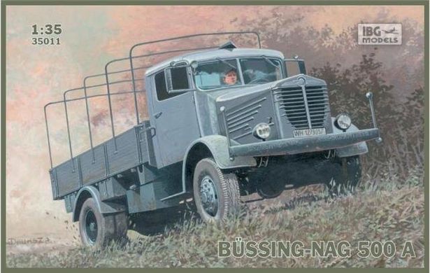 1/35 Bussing-NAG 500A германский грузовик (IBG Models 35011) сборная модель