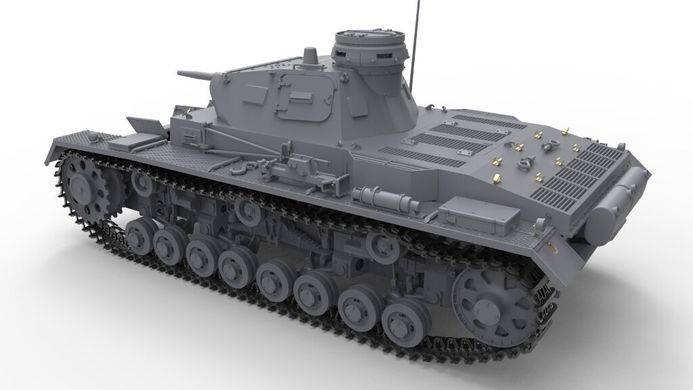 1/35 Pz.Kpfw.III Ausf.C германский средний танк (MiniArt 35166), сборная модель