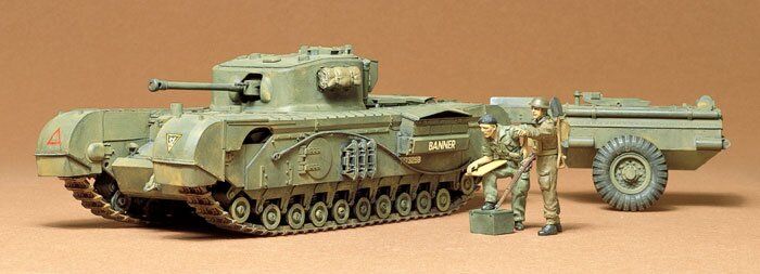 1/35 Churchill британский танк (Tamiya 35100)