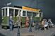 1/35 Європейський трамвай + екіпаж та пасажири + основа + аксесуари (MiniArt 38009), збірна модель