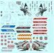 1/48 Декаль для самолета F-16C Fighting Vipers с маркировкой миссий (Authentic Decals 4865)