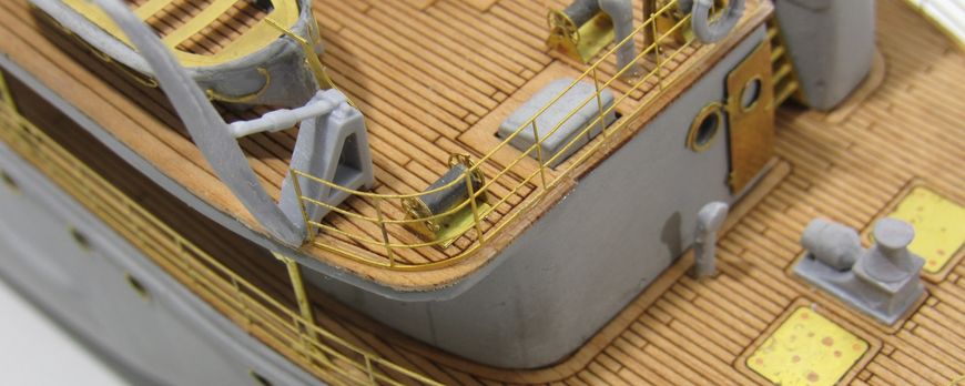 1/130 Деревянная палуба для танкера "Shell Welder", для моделей ARK Models (Эскадра ЕР-35006)