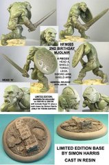 HassleFree Miniatures - Mjolnir Haxelfrei, Mercenary Ogre, 2 years on - HF-HFM005