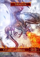 Dragon #4 Token Magic: the Gathering (Токен) GnD Cards