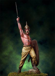 54 мм Celtic Warrior, Ist. Century b.C.