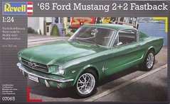 1/24 Автомобіль '65 Ford Mustang 2+2 Fastback (Revell 07065), збірна модель