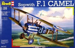 1/28 Sopwith F1 "Camel" истребитель Первой мировой войны + фигурки (Revell 04747)