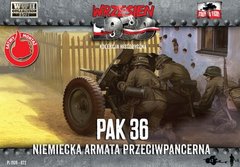 1/72 Pak 36: 2 пушки + 6 фигур + журнал (First To Fight 022) сборка без клея