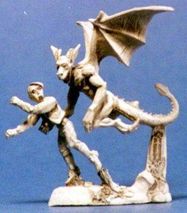 RAFM Miniatures - 28-30 mm Attacking Gargoyle and Victim - RAF3950