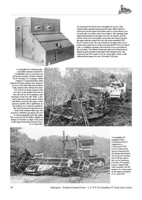 Монография "US WWII Caterpillar D7 track-type tractor" Michael Franz (Tankograd technical manual series #6022)