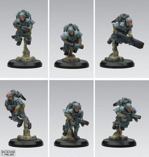 AT-43 U.N.A. - UNIT BOX : WING TROOPERS, Rackham RACKUNEL03