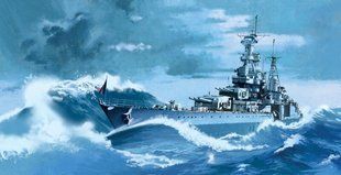 1/350 USS Indianapolis CA-35 американский тяжелый крейсер (Academy 14107) сборная масштабная модель